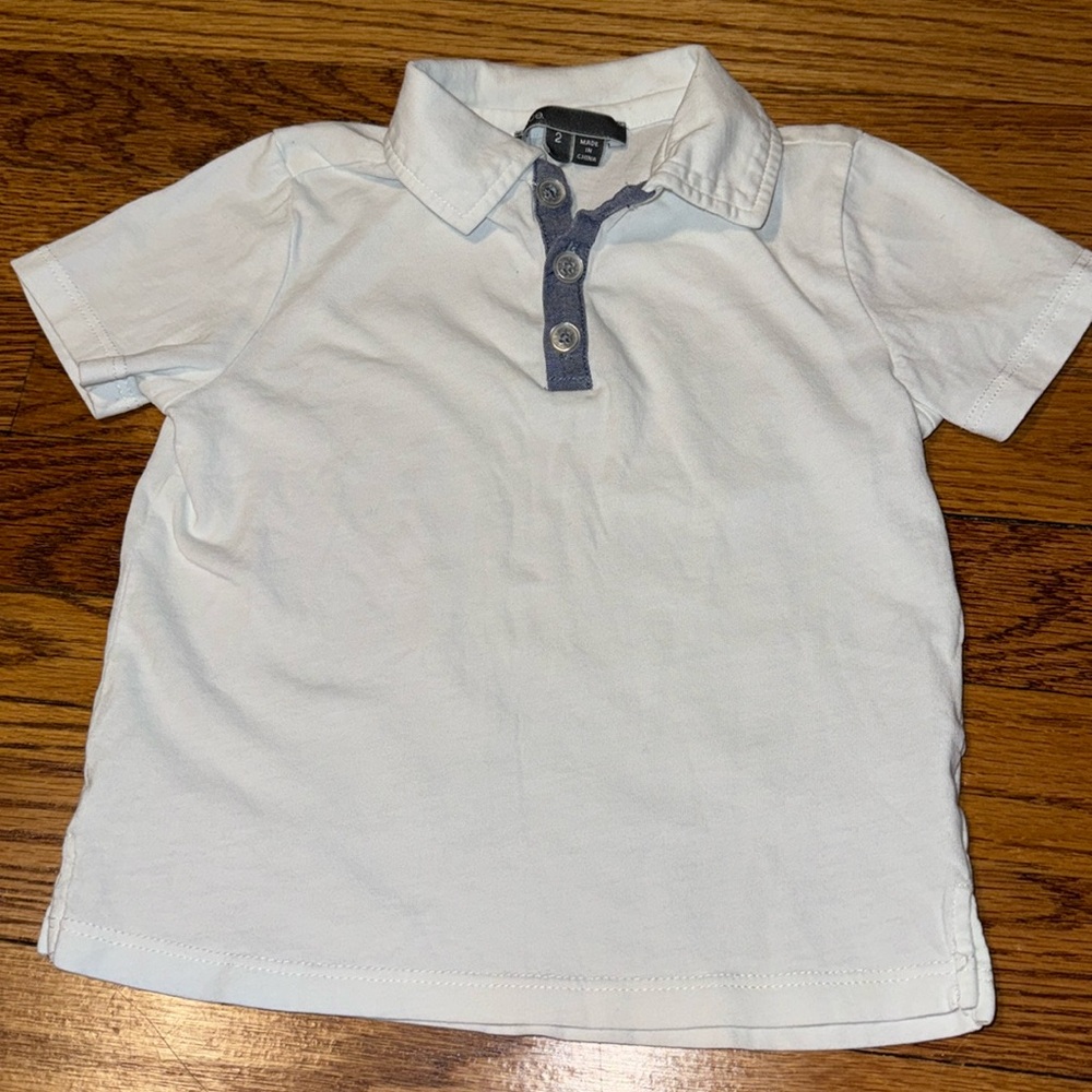 Vince boys short sleeve polo size 2